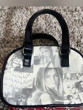 Vintage Nolita Hand Bag with Photo-Collage Print (2003)